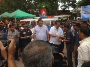 Roxas turnover 14 patrol jeeps to Davao provinces