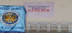 Agusan del Norte bets snub forum, covenant signing
