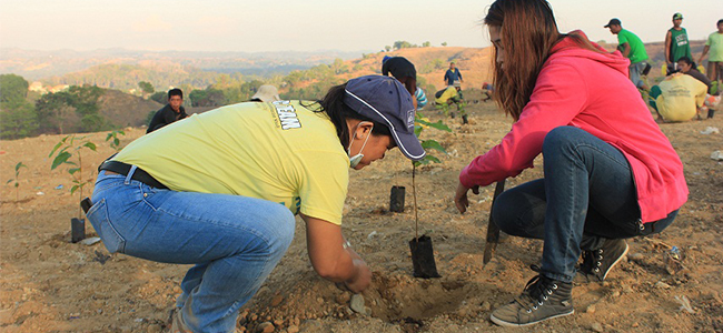 City hall plans to turn dumpsite into park, starts planting trees