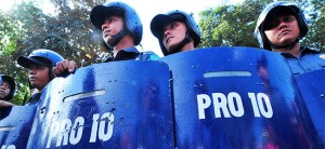 One supporter died of heart attack as police try to bring Regencia to court