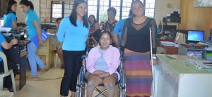 PWDs receive wheelchairs from CSWDO Valencia city