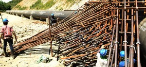Hydro firm to continue construction works despite weather