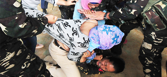 Partisans prevent transfer of vote counting machines