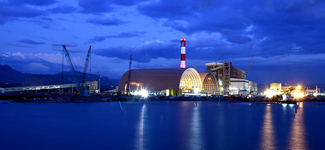 FDC Misamis Power Corp coal-fired power plant and new solar facility site in Villanueva, Misamis Oriental.