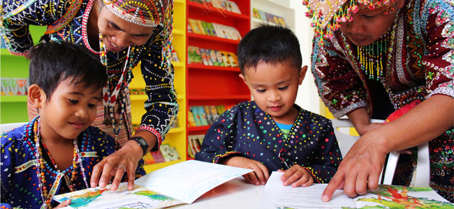 Building colorful classrooms to urge lumad kids to attend classes