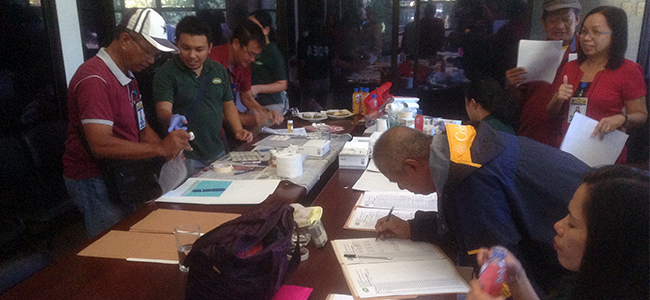 Employees, officials undergo drug test