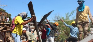 Demolition displaces 176 families