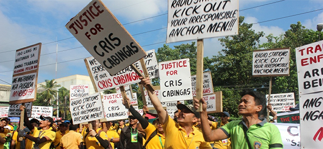 Traffic aides leave posts to join rally