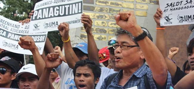 Bukidnon farmers say they were exploited  in Hacienda Luisita