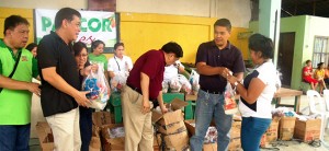 Pagcor conducts relief operations for flood victims