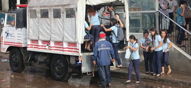 50 cars conked out on main highway due to floodwaters