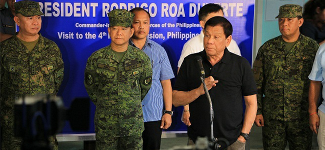 Duterte repeats warning vs NPA, officials with drug links, EU
