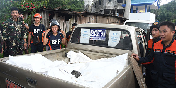 Cadaver from Marawi yields live grenade
