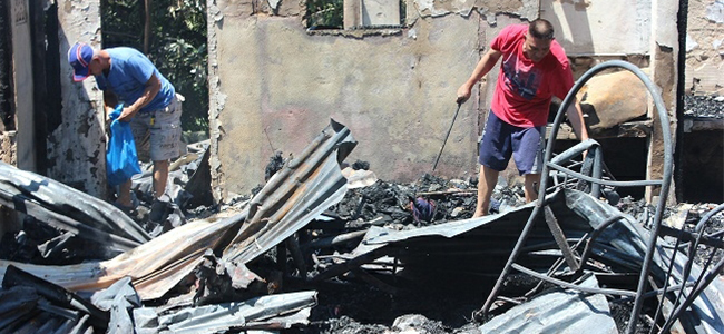 Fire breaks out, destroys five houses in Patag