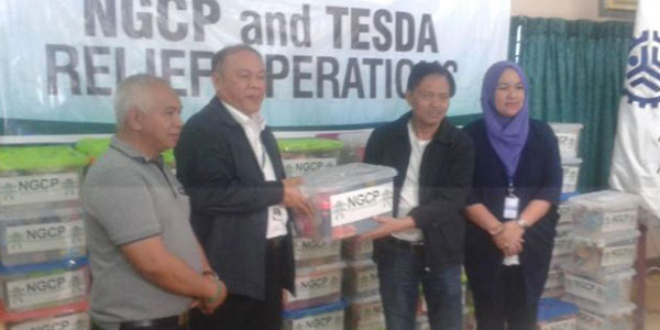 NGCP donates 2,000 relief packs to Marawi evacuees