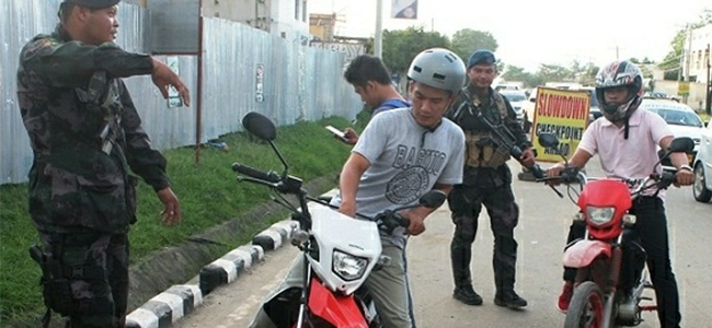 Cops stricter, start checkpoint frisking