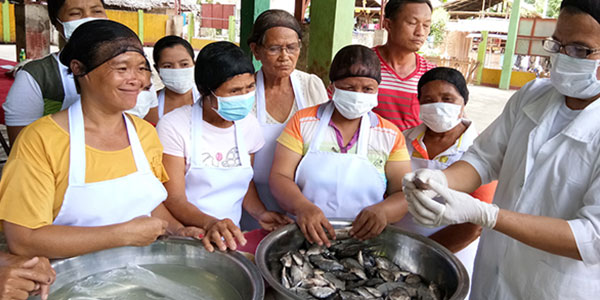 Trade dep’t,  DAR conduct skills training in Lanor town