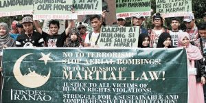 Displaced Maranaos join ‘Lakbayan’ protest march