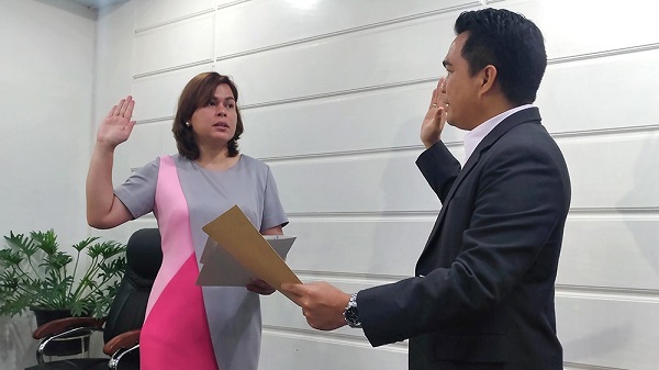 Al-ag sworn in as new Davao city vice mayor