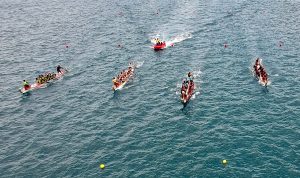 Local teams dominate vs international paddlers in Surigao dragon boat race