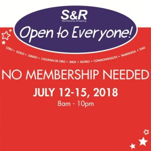 Experience World Class Shopping AT S&R With No Membership Fee Needed
