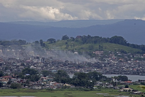 The ruins of Marawi
