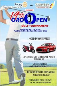 19th Oro Open Golf Tournament