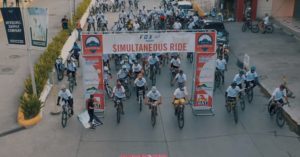 Over 200 participants join #RIDEMTBDAY