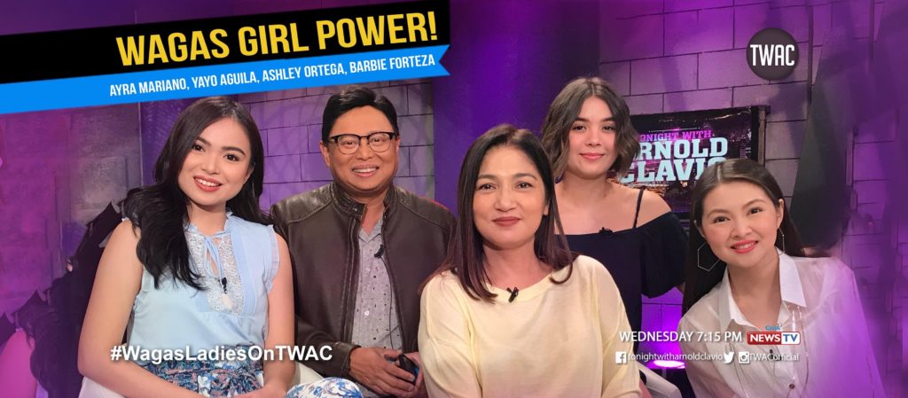 Ladies of Wagas in Tonight With Arnold Clavio