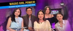 Ladies of Wagas in Tonight With Arnold Clavio