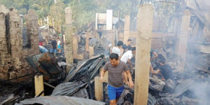 Burgos fire destroys 28 houses