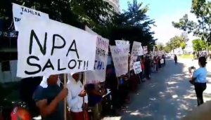 WATCH: Anti NPA protesters at Hall of Justice