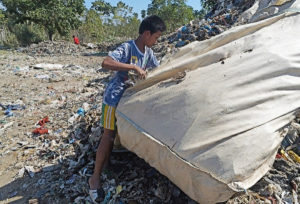 Toxic trash become opportunity for kids