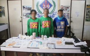 16 clan members leave New People’s Army, yield in Agusan Norte
