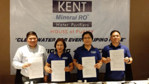 KENT: “Clean water for every Filipino home”