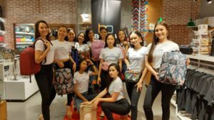 Miss Liceo beauties visit Bratpack Centrio