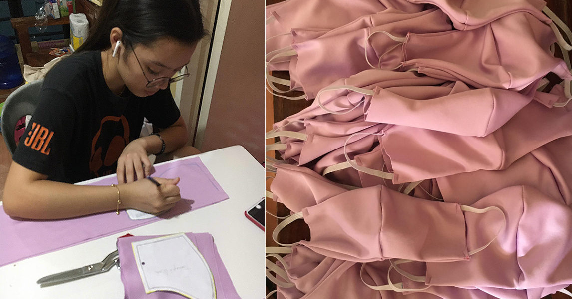Mother, daughter creates free DIY face masks