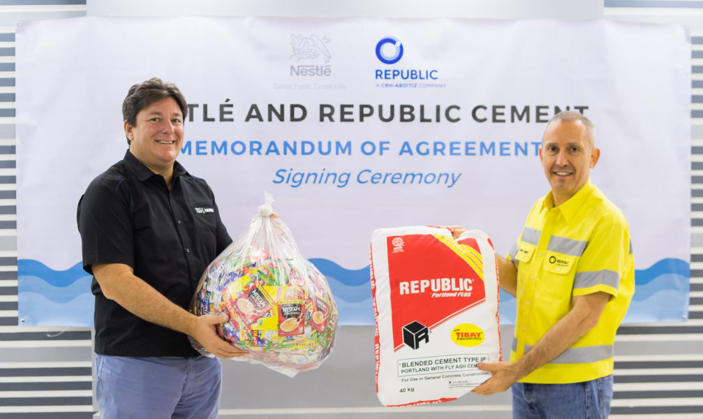 Republic Cement expands envi partnership with Nestle Phils