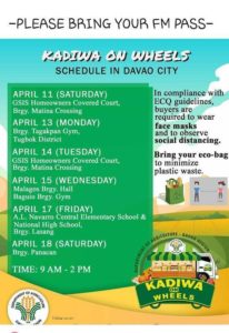 DA mobile market serves 3,400 households in Davao city