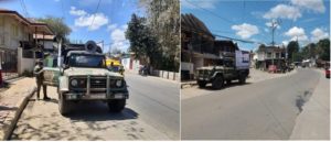 Soldiers use PA system, assist Covid-19 frontliners
