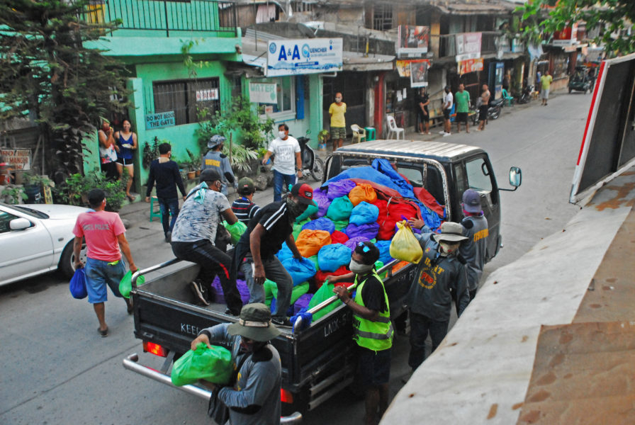 Barangay relief distribution