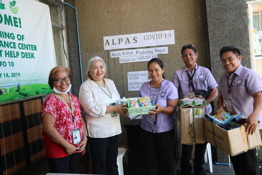 DA-10 distributes veggie seeds