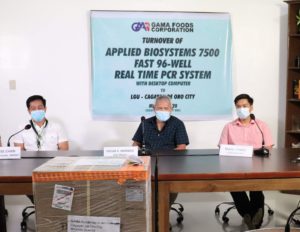 Gama Foods turns over RT-PCR machine to NMMC