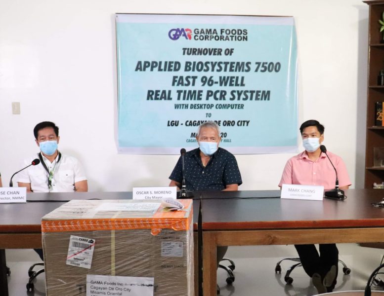 Gama Foods turns over RT-PCR machine to NMMC