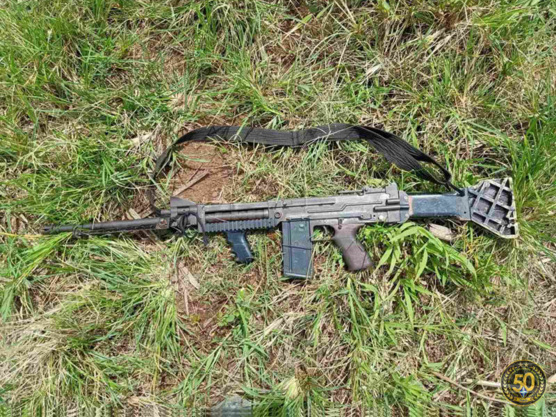 Army seize machine gun after a clash in Bukidnon