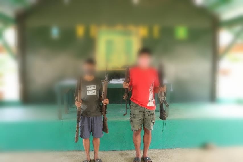 2 NPA remnants in Gingoog 4-day gun battle surrender to Army's 23IB