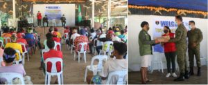 Army, DSWD give food packs to families of 104 ex-NPA rebels