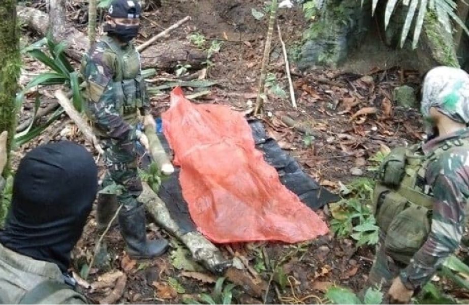 Body of NPA rebel exhumed in Surigao del Sur
