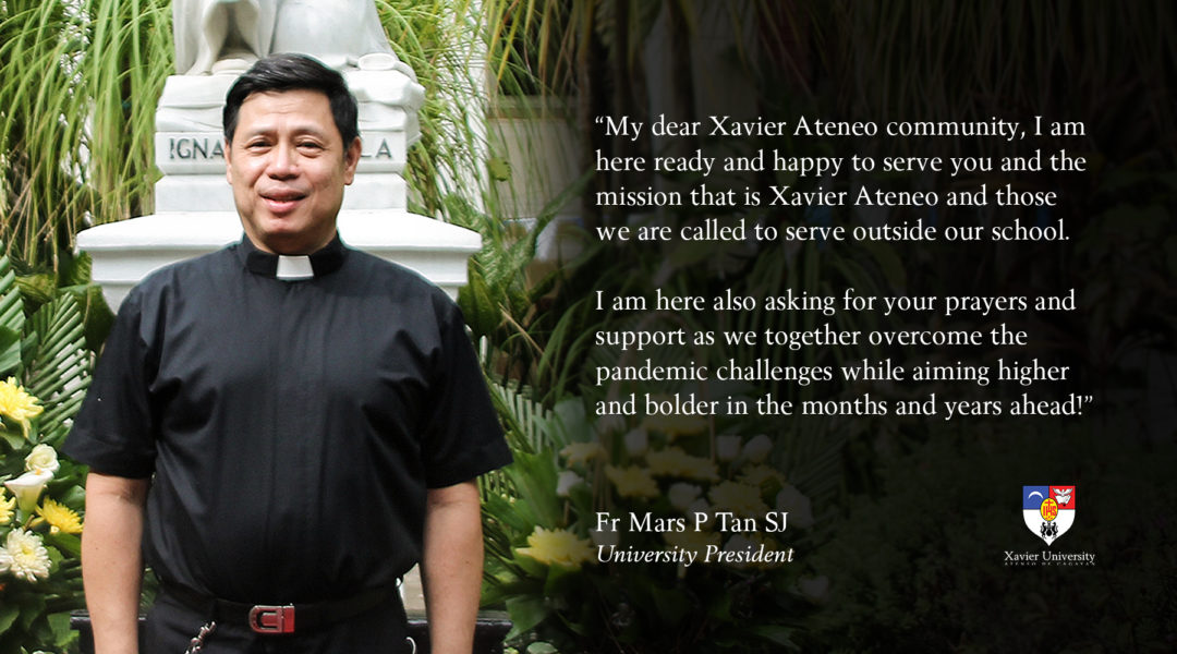 Fr Mars Tan, SJ begins term as 15th XU president