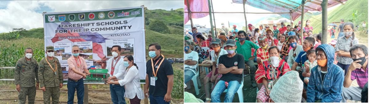 Bayanihan - AFP’s inspiring way of building makeshift schools for IPs